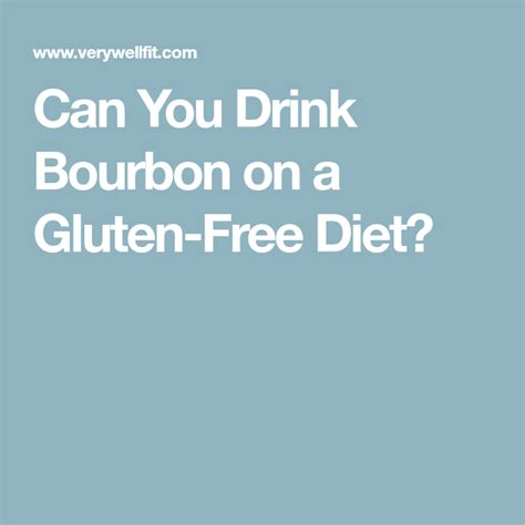 can you drink bourbon on a diet